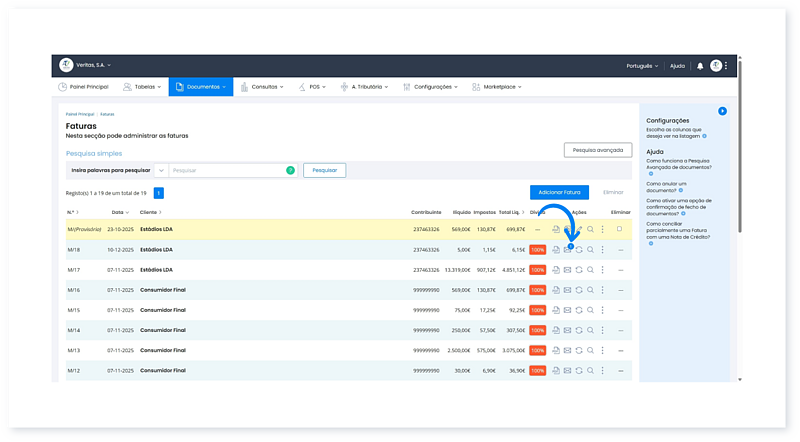 Posso enviar documentos por e-mail aos meus clientes - 2